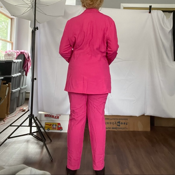 Kohl's Pants & Jumpsuits Vylette Hot Pink Work Pant Suit Poshmark